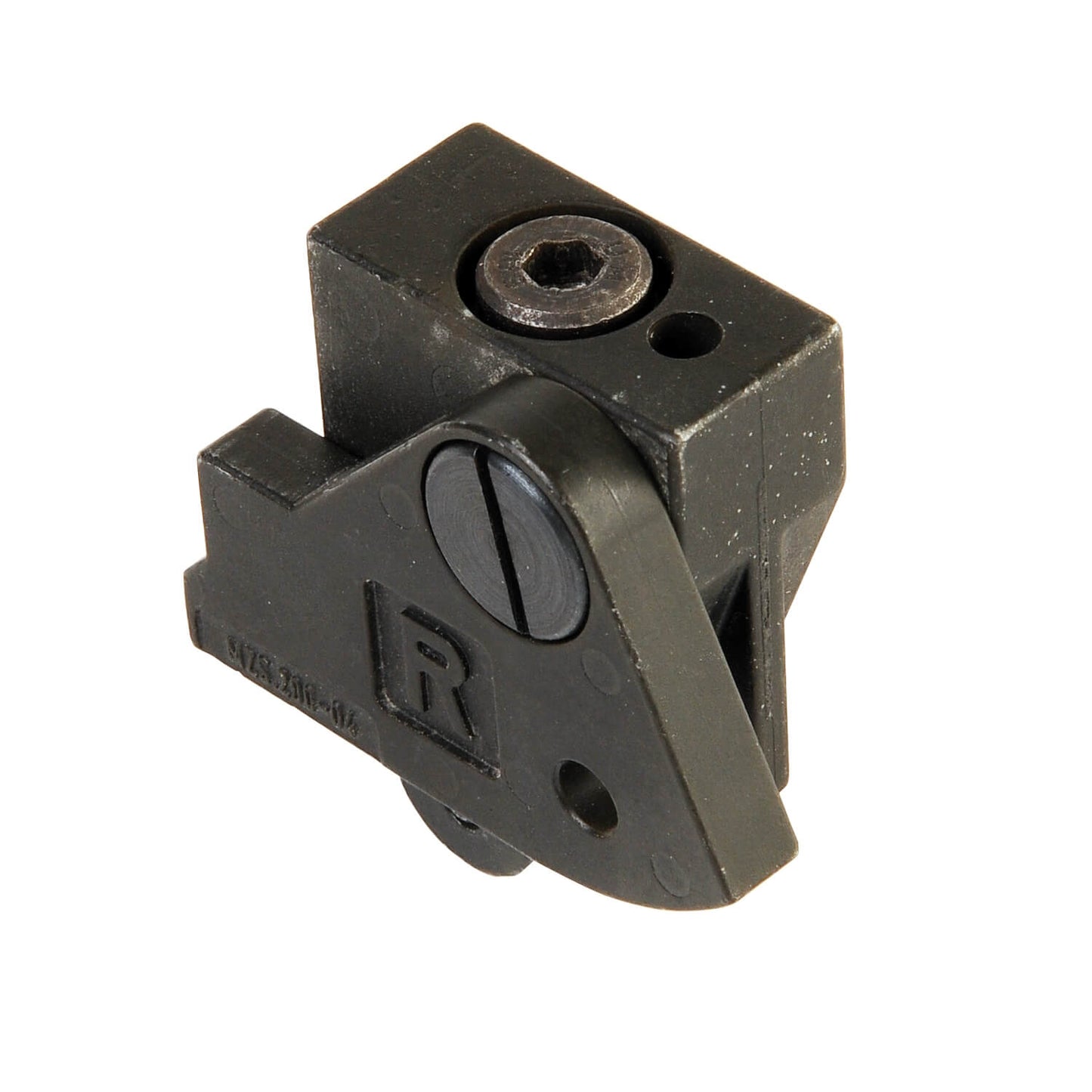 Narrow swivel stop for ruler - right